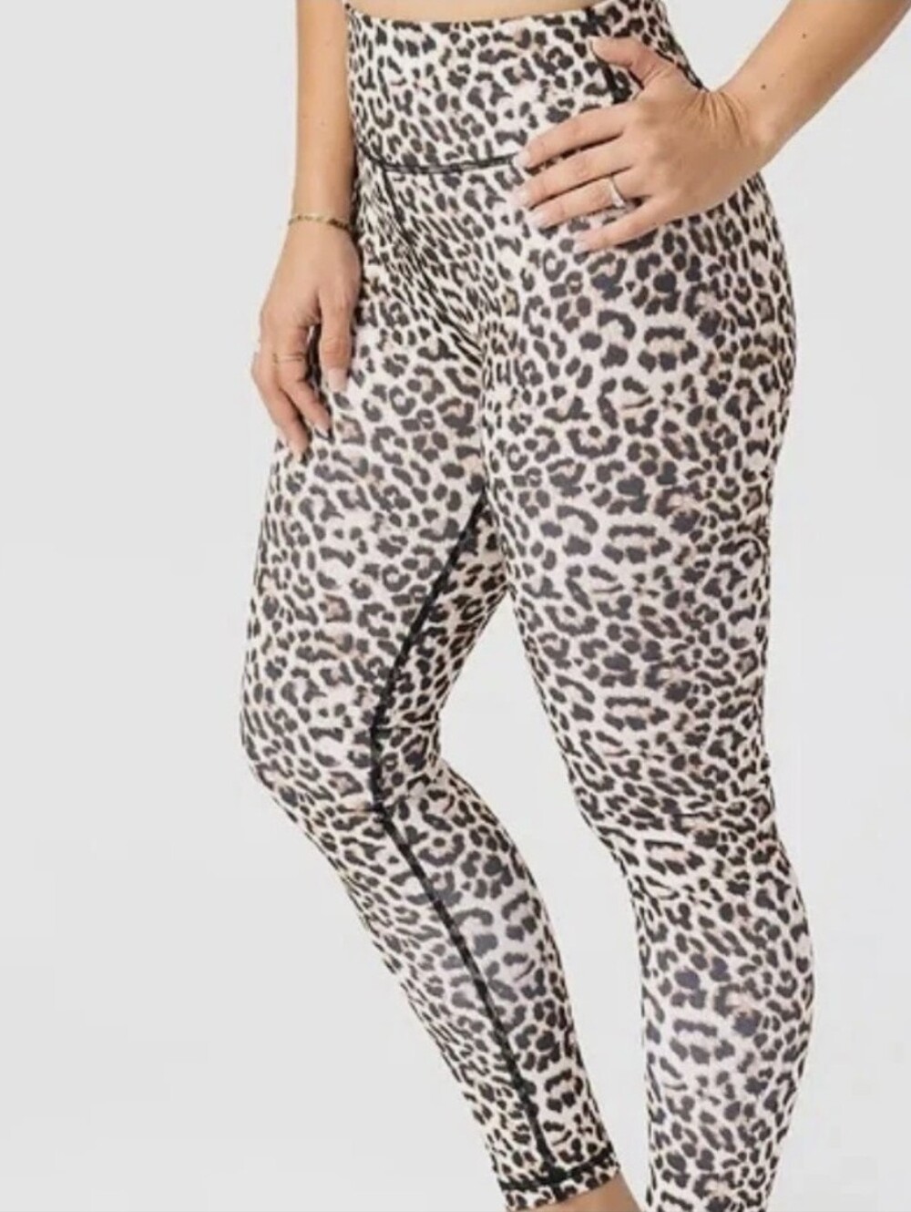 Zyia Active Leopard Scrunch Butt 7/8 Length Leggings